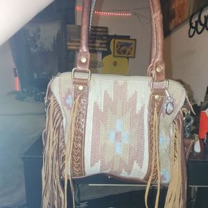 Fringe purse